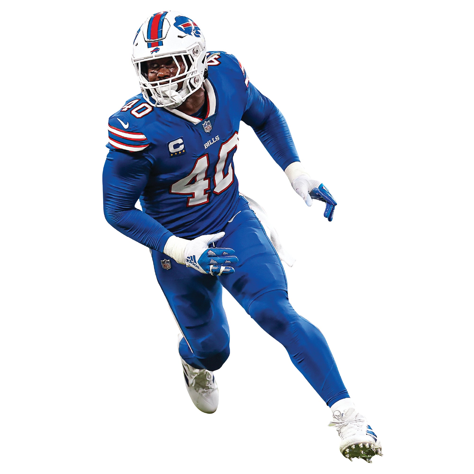 Von Miller Buffalo Bills WinCraft 3' x 5' Deluxe Single-Sided Player