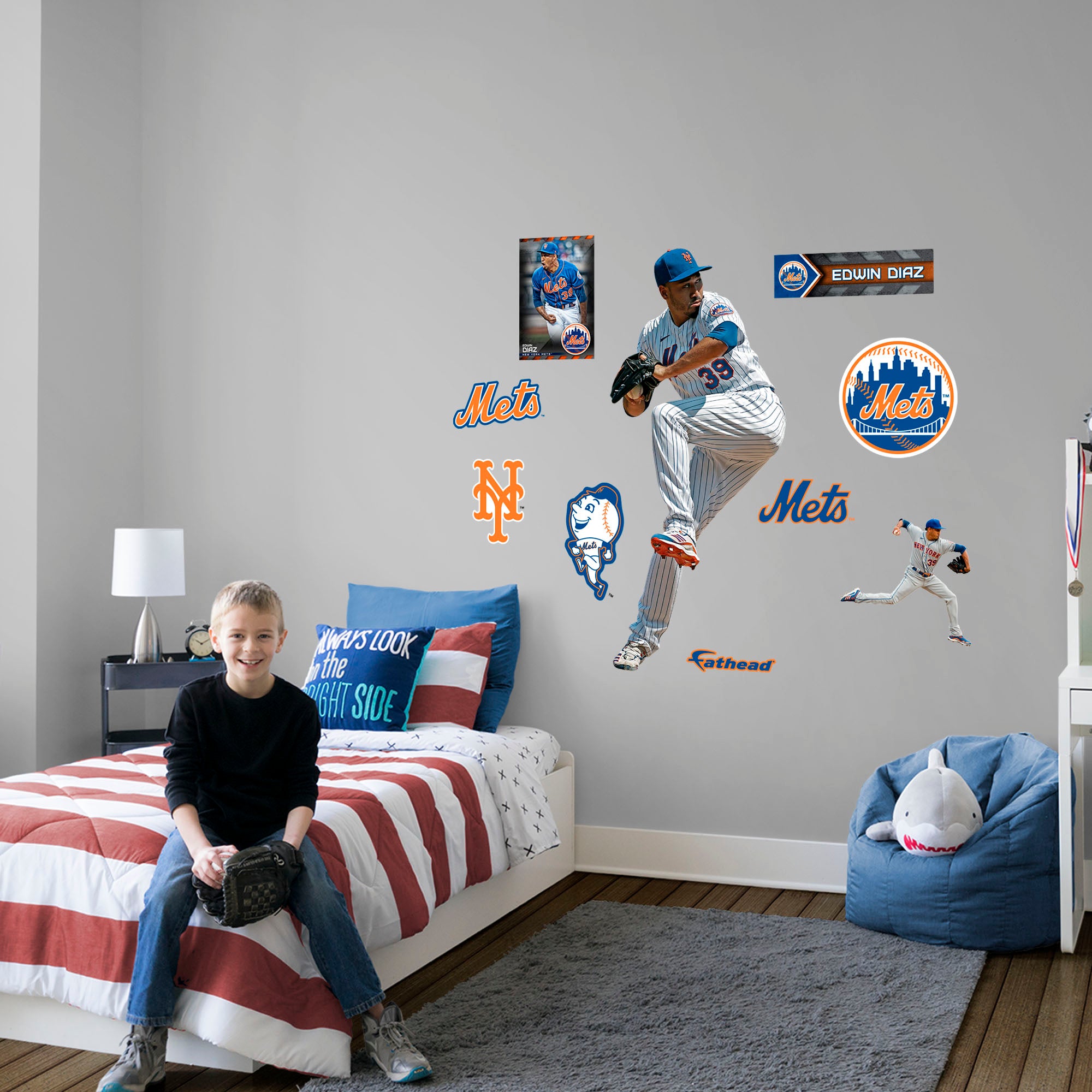 New York Mets: Edwin Diaz 2022 - Officially Licensed MLB Removable Adhesive  Decal