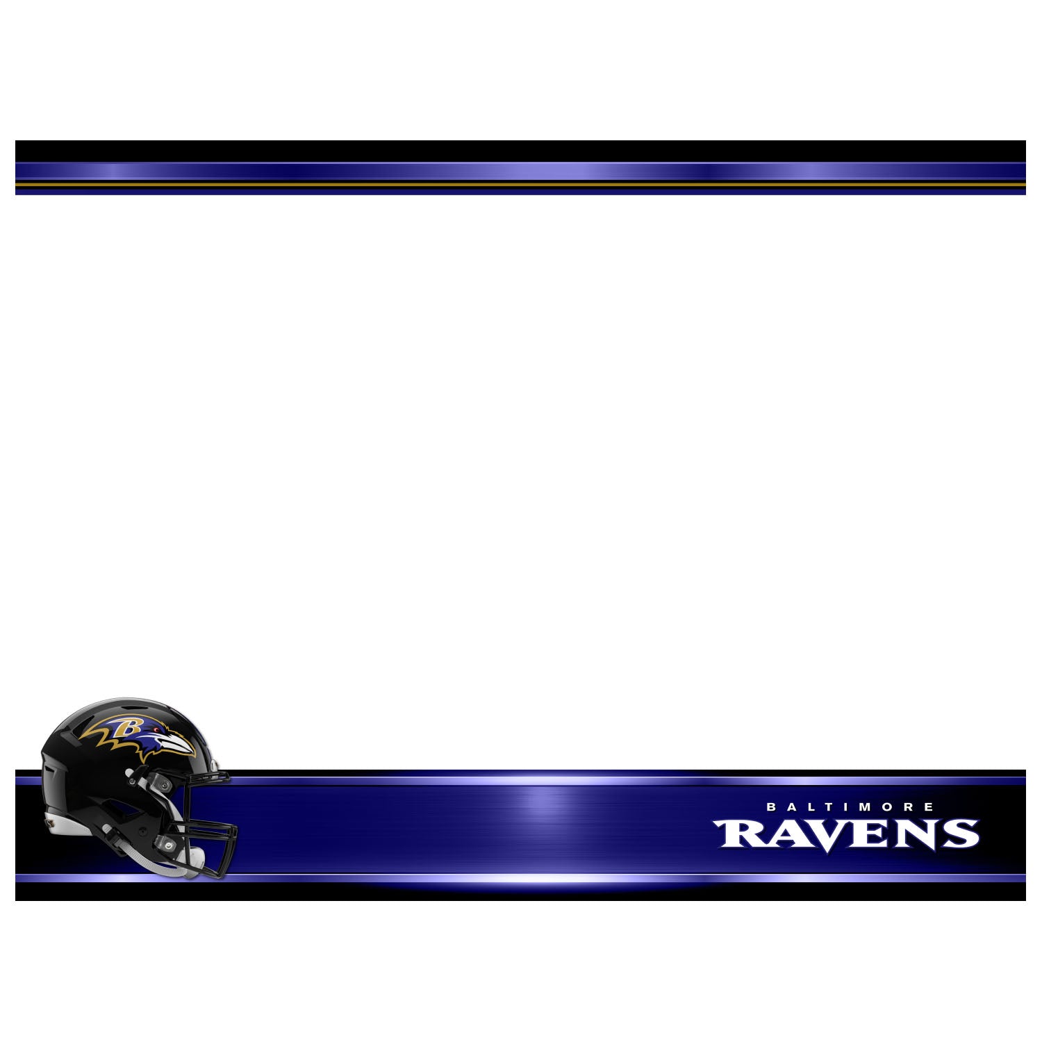 Baltimore Ravens: 2022 Helmet Mini Cardstock Cutout - Officially