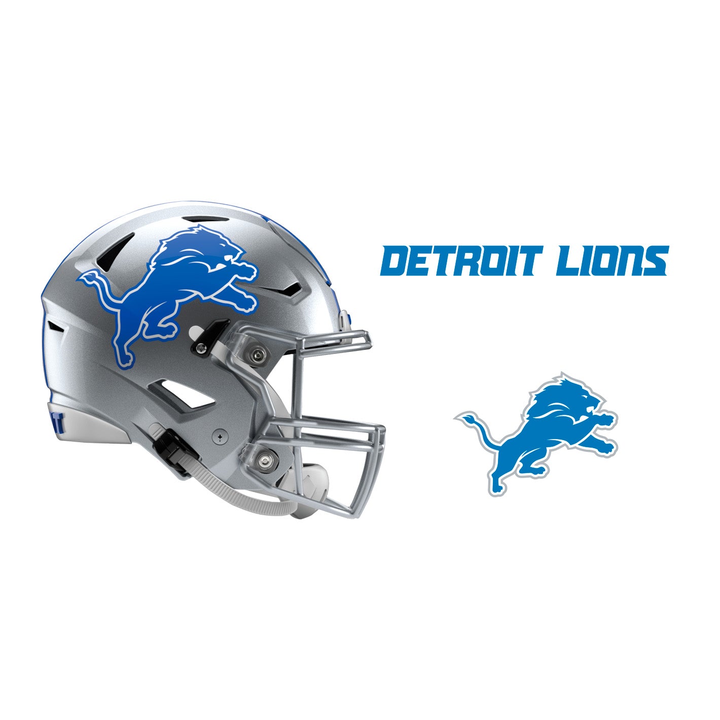 detroit lions football helmet