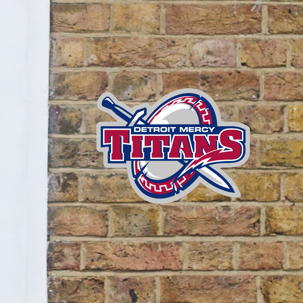 Detroit Mercy Titans:   Outdoor Logo        - Officially Licensed NCAA    Outdoor Graphic