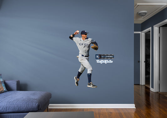 New York Yankees: DJ LeMahieu         - Officially Licensed MLB Removable Wall   Adhesive Decal