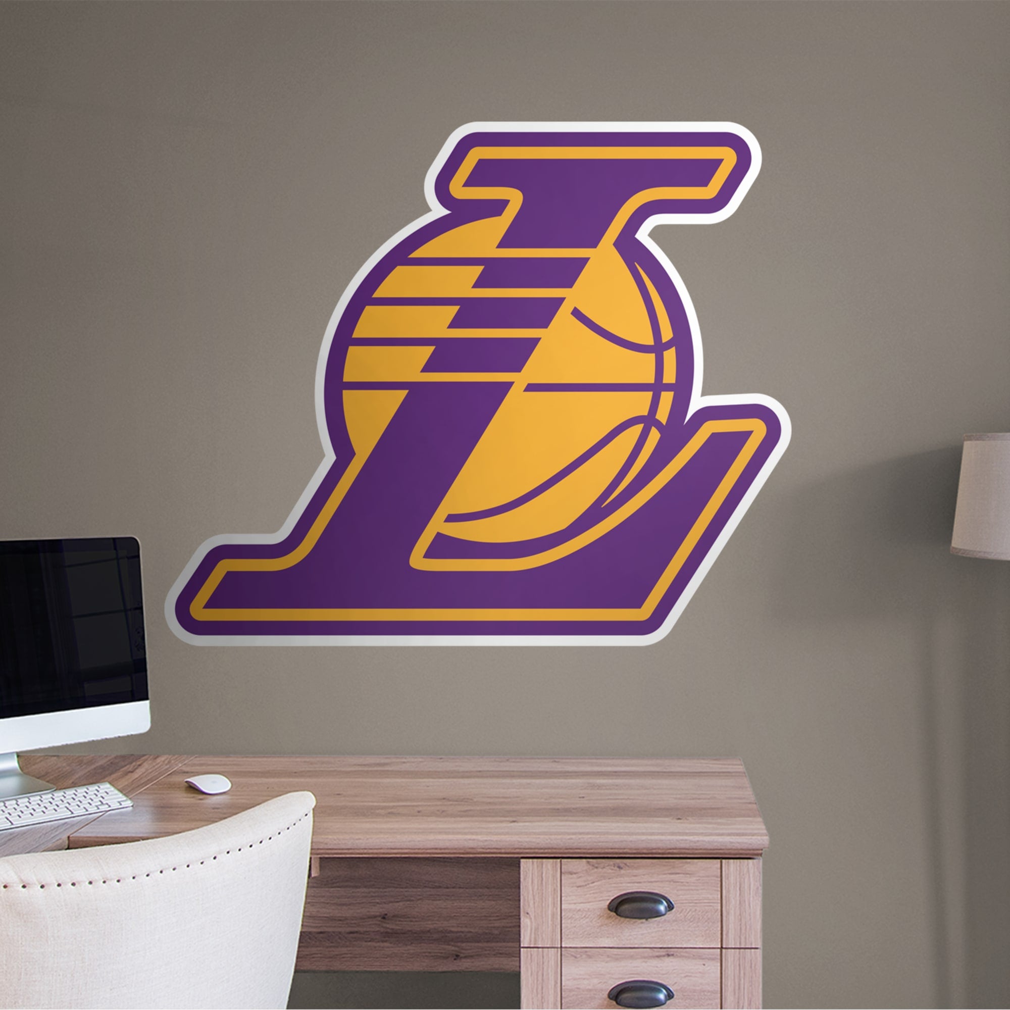 Los Angeles Lakers Alternate Logo Sticker by HugoYuli