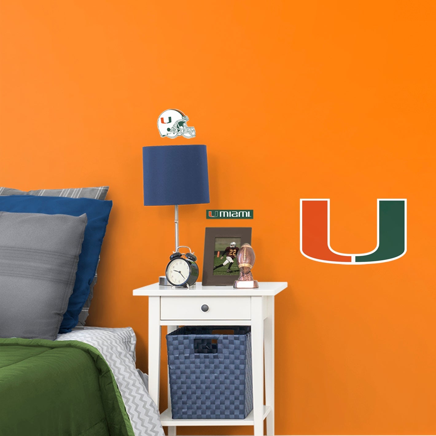 Miami Hurricanes: Logo - Officially Licensed NCAA Removable Adhesive Decal