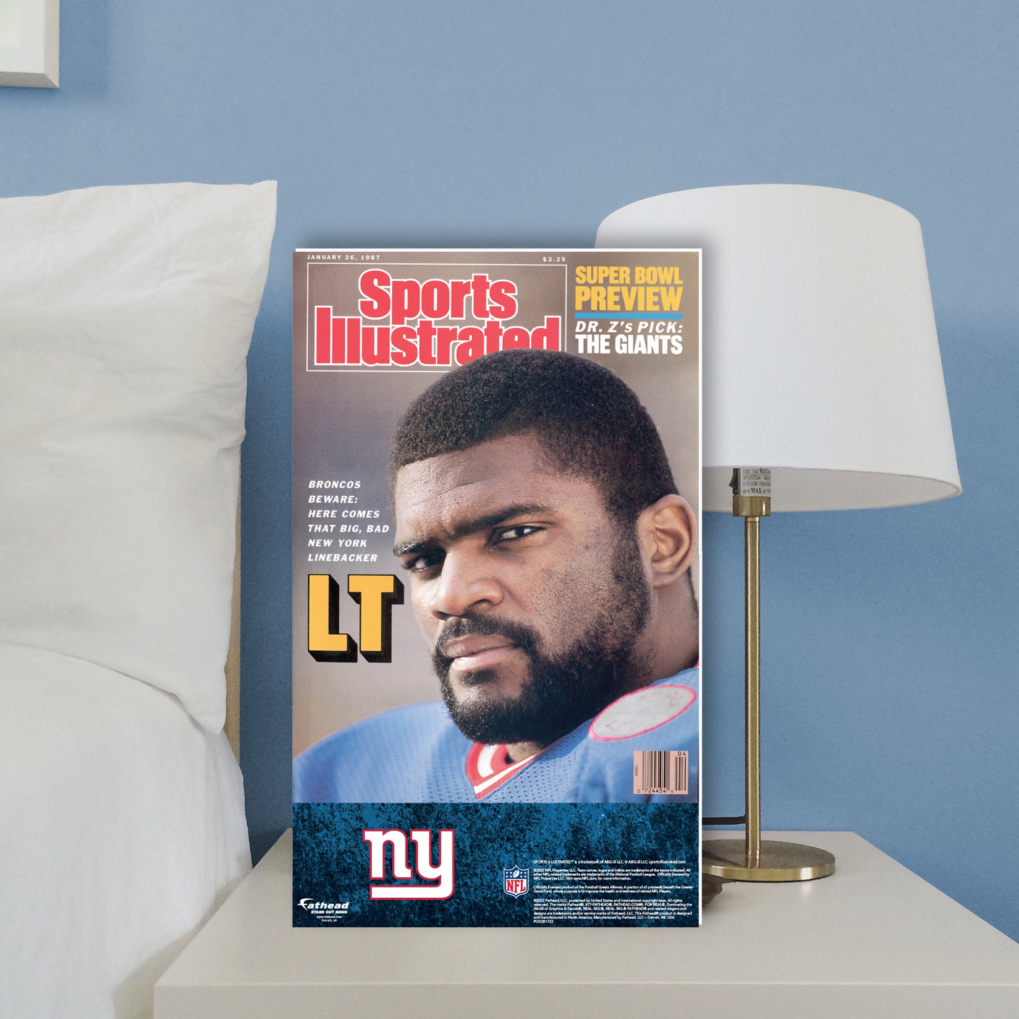 New York Giants: Lawrence Taylor 2021 Legend - Officially Licensed NFL –  Fathead