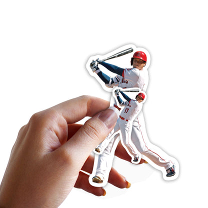 Los Angeles Angels: Shohei Ohtani  Player Minis        - Officially Licensed MLB Removable     Adhesive Decal