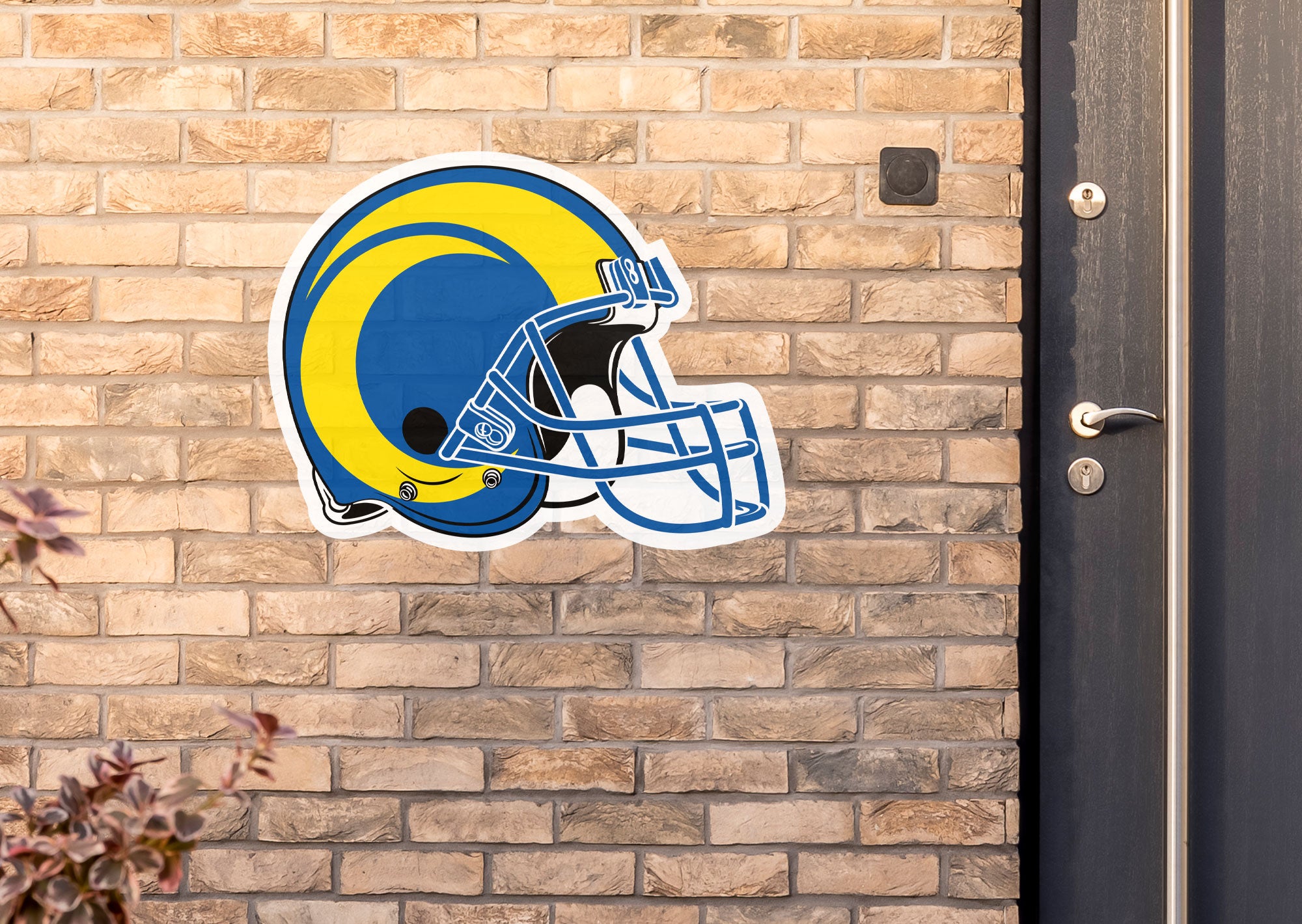 Los Angeles Rams: Helmet - NFL Outdoor Graphic 30'W x 23'H