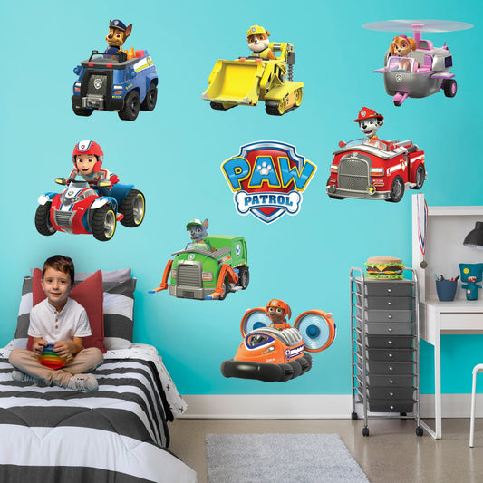 Paw Patrol: Vehicle Collection - Officially Licensed Nickelodeon Removable Adhesive Decal
