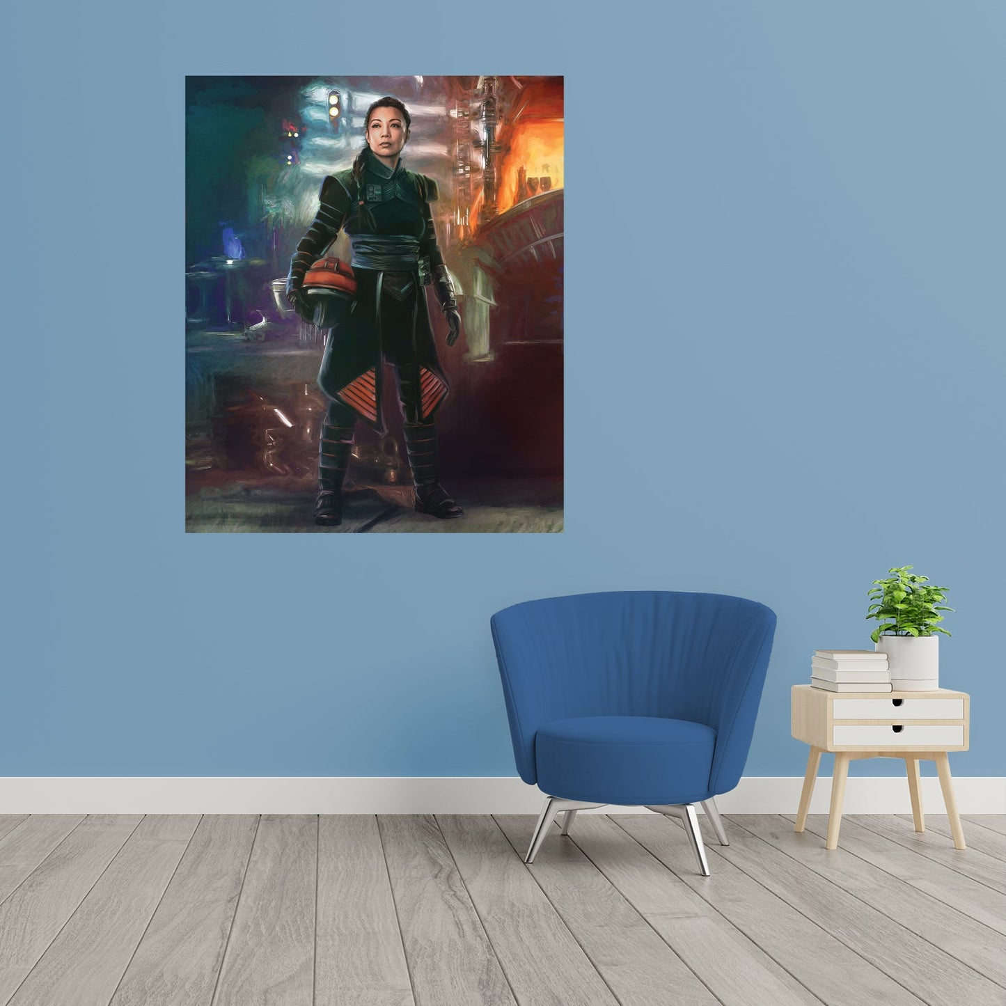Book of Boba Fett: Fennec Shand Painted Poster - Officially Licensed Star Wars Removable Adhesive Decal