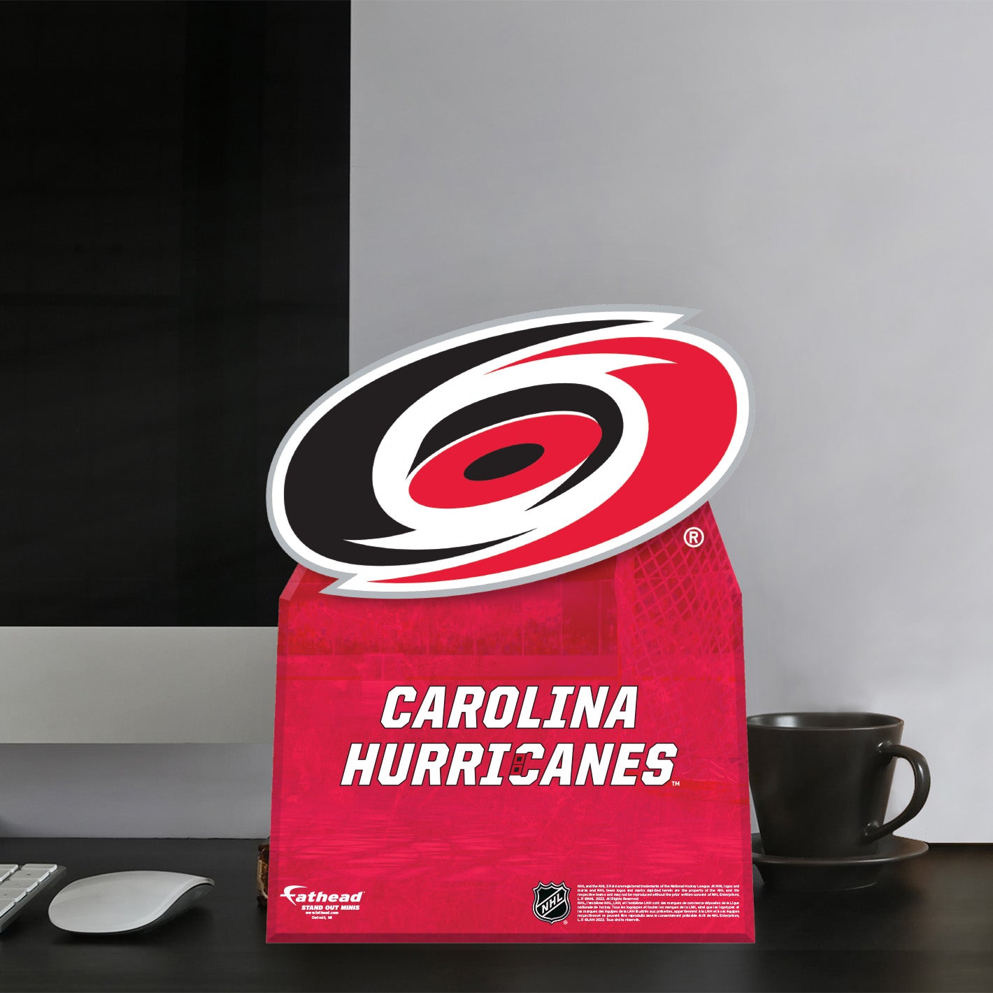 Carolina Hurricanes:   Logo Stand Out Mini   Cardstock Cutout  - Officially Licensed NHL    Stand Out
