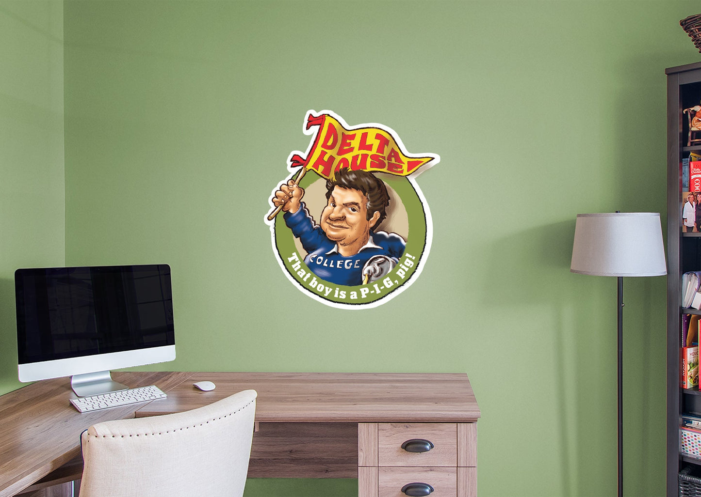 Animal House:  Bluto Pig Icon        - Officially Licensed NBC Universal Removable Wall   Adhesive Decal