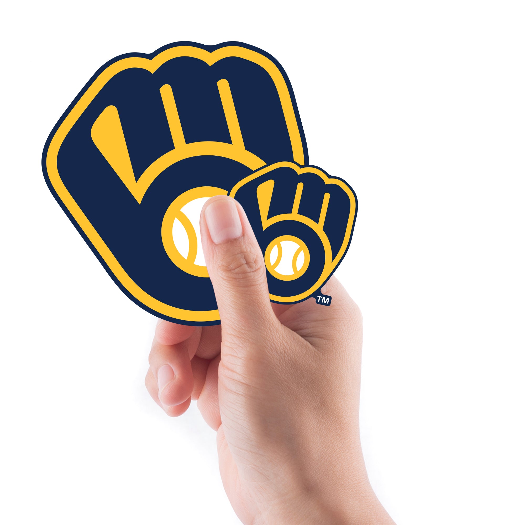 Milwaukee Brewers: Logo Minis - Officially Licensed MLB Outdoor