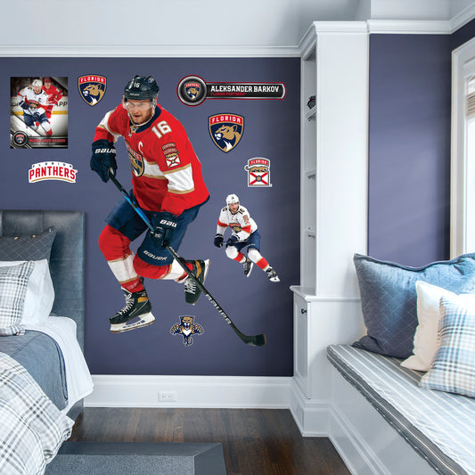 Florida Panthers: Aleksander Barkov - Officially Licensed NHL Removable Adhesive Decal
