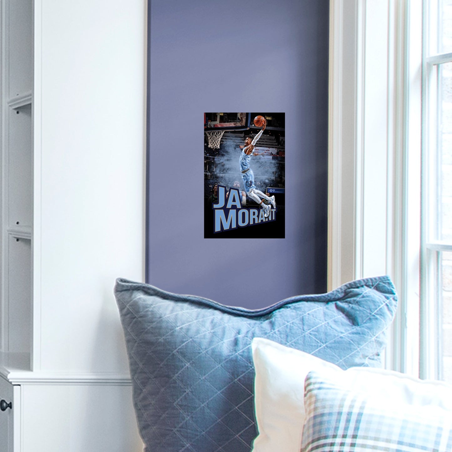 Memphis Grizzlies: Ja Morant Artistic Poster - Officially Licensed NBA Removable Adhesive Decal