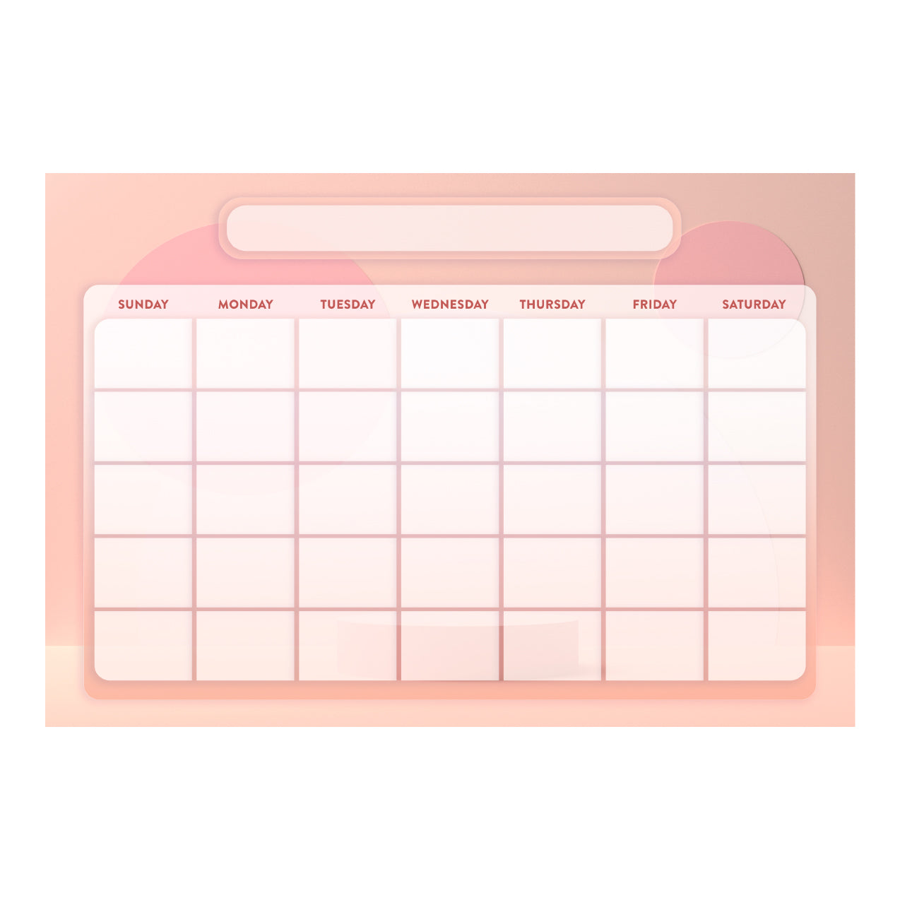 Calendars: Pink One Month Calendar Dry Erase - Removable Adhesive Deca –  Fathead