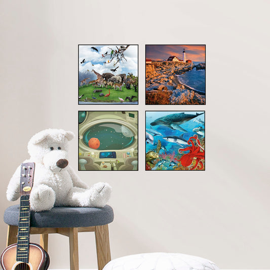 Photo Mix Up Puzzle Collection - Removable Vinyl Decal