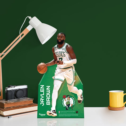 Boston Celtics: Jaylen Brown Mini Cardstock Cutout - Officially Licensed NBA Stand Out