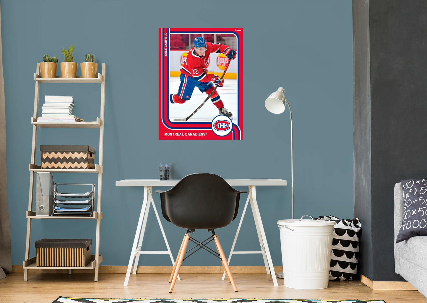Montreal Canadiens: Cole Caufield Poster - Officially Licensed NHL Removable Adhesive Decal