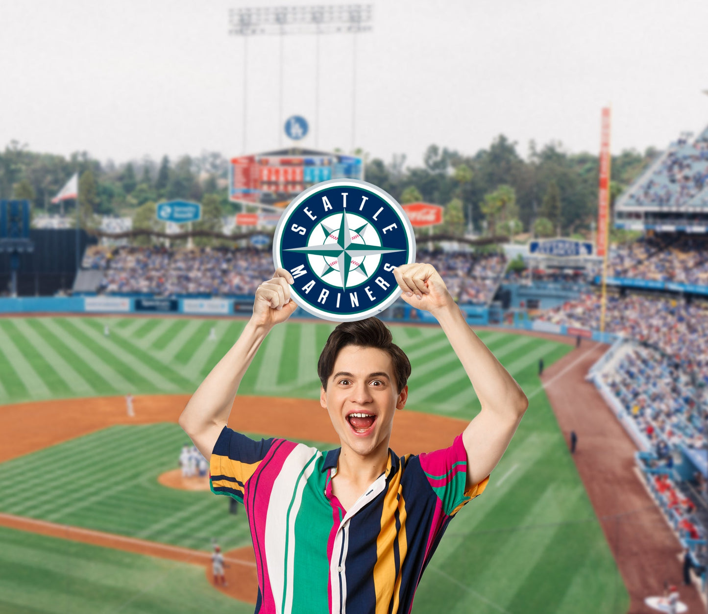 Seattle Mariners: Logo Foam Core Cutout - Officially Licensed MLB Big Head