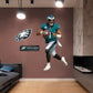 Philadelphia Eagles: Jalen Hurts No.1 - Officially Licensed NFL Removable Adhesive Decal