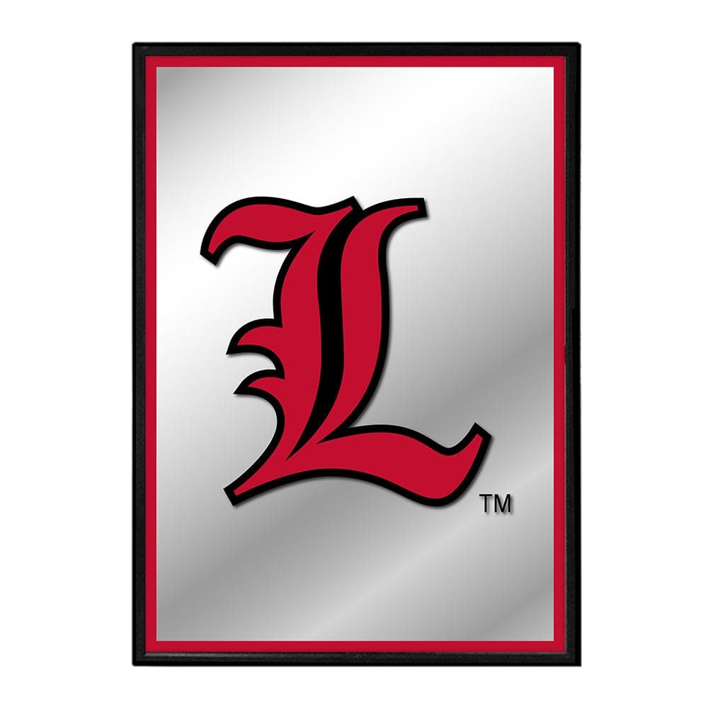 Louisville Cardinals: L - Framed Mirrored Wall Sign