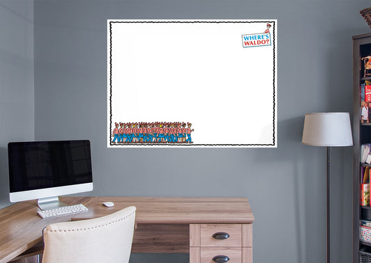 Where's Waldo: Frame Dry Erase - Officially Licensed NBC Universal Removable Adhesive Decal