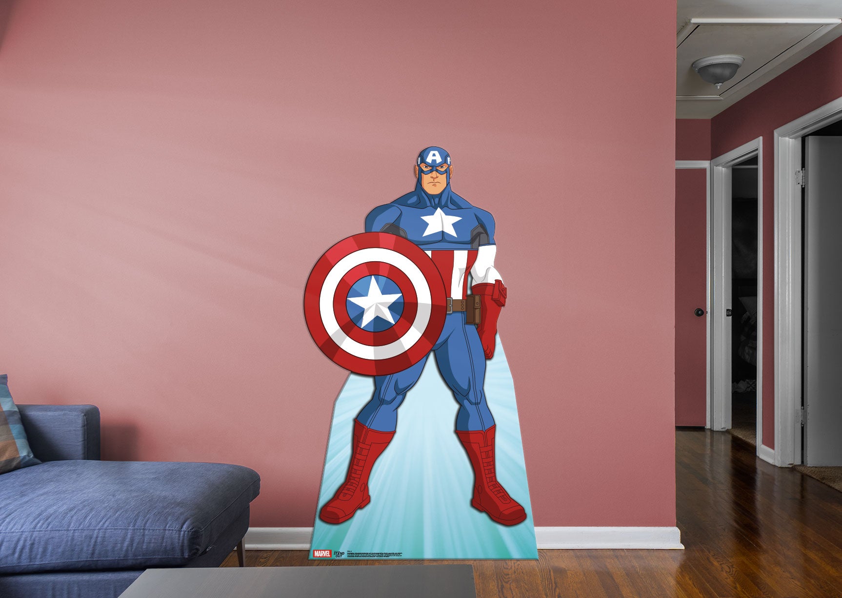 Bioworld Merchandising. Marvel Captain America 24 oz. Single-Wall