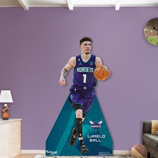 Charlotte Hornets: LaMelo Ball Life-Size Foam Core Cutout - Officially Licensed NBA Stand Out
