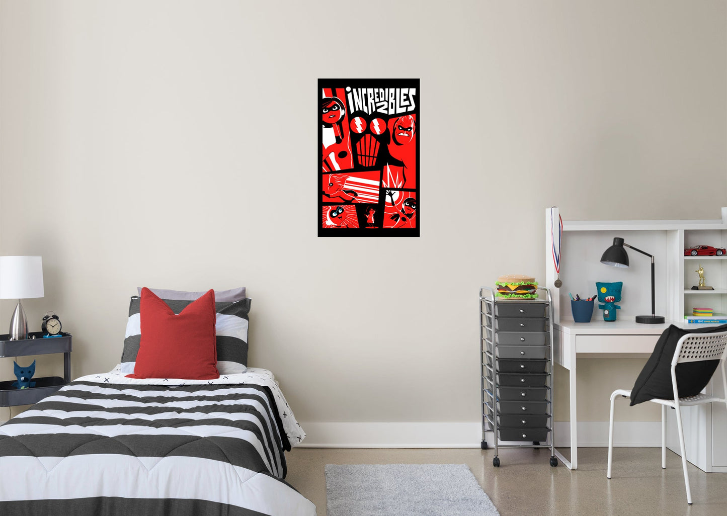 The Incredibles:  Mural        - Officially Licensed Disney Removable Wall   Adhesive Decal