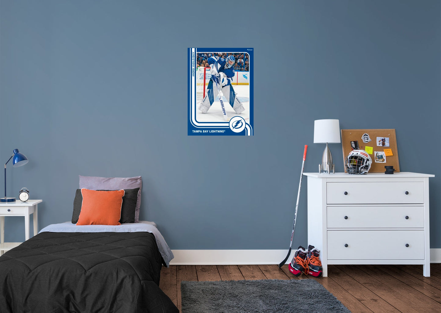 Tampa Bay Lightning: Andrei Vasilevskiy Poster - Officially Licensed NHL Removable Adhesive Decal