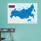 Maps of Europe: Russia Mural        -   Removable Wall   Adhesive Decal