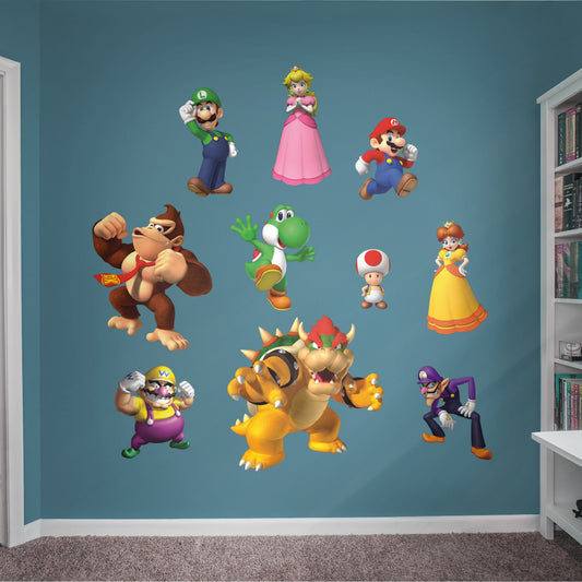 Super Mario���: Characters Collection - Officially Licensed Nintendo Removable Wall Decals