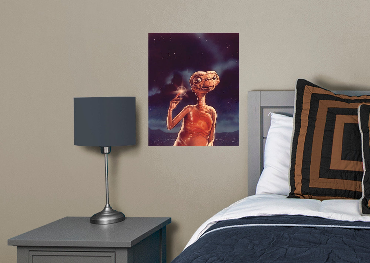 E.T.:  ET Finger Mural        - Officially Licensed NBC Universal Removable Wall   Adhesive Decal