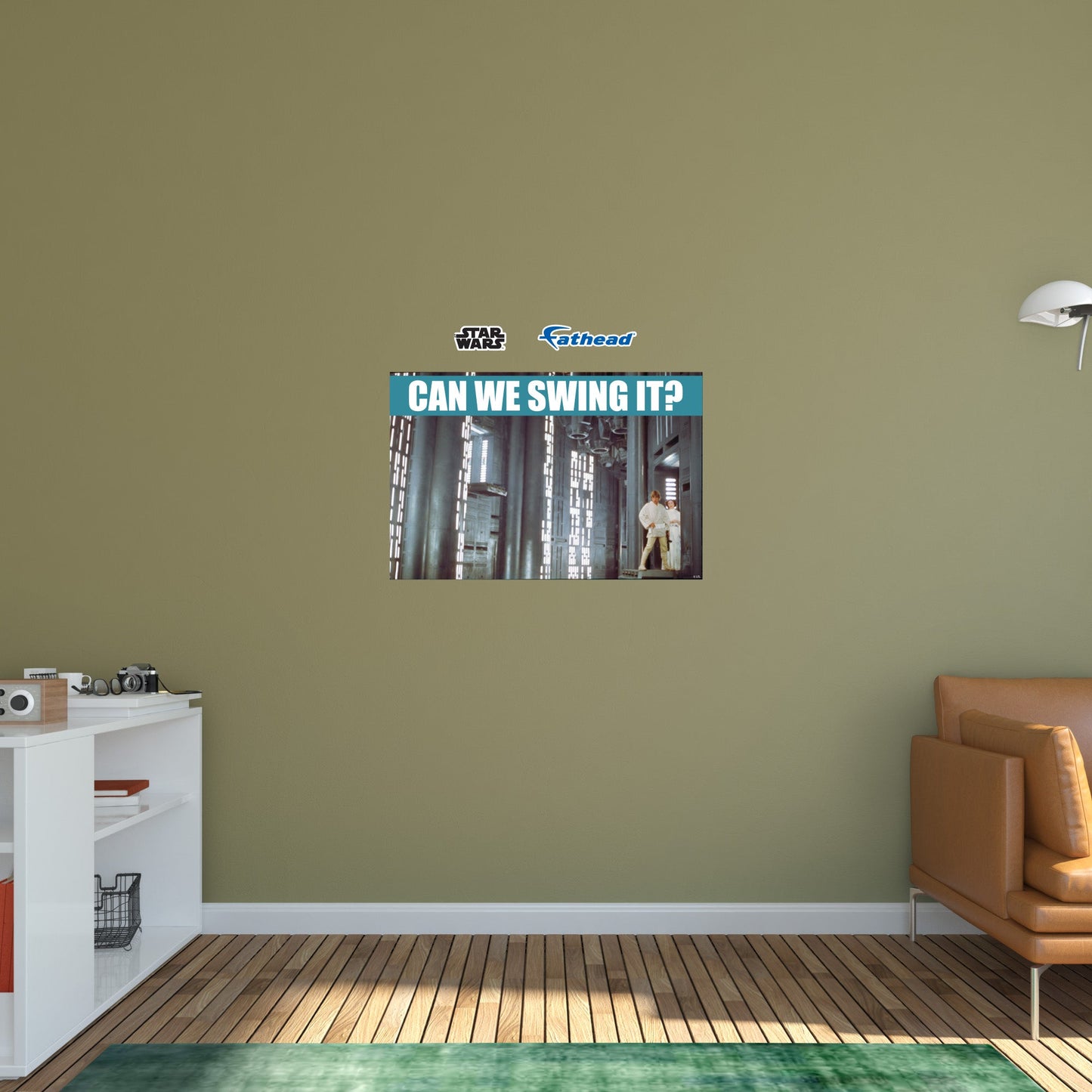 Can We Swing It meme Poster        - Officially Licensed Star Wars Removable     Adhesive Decal