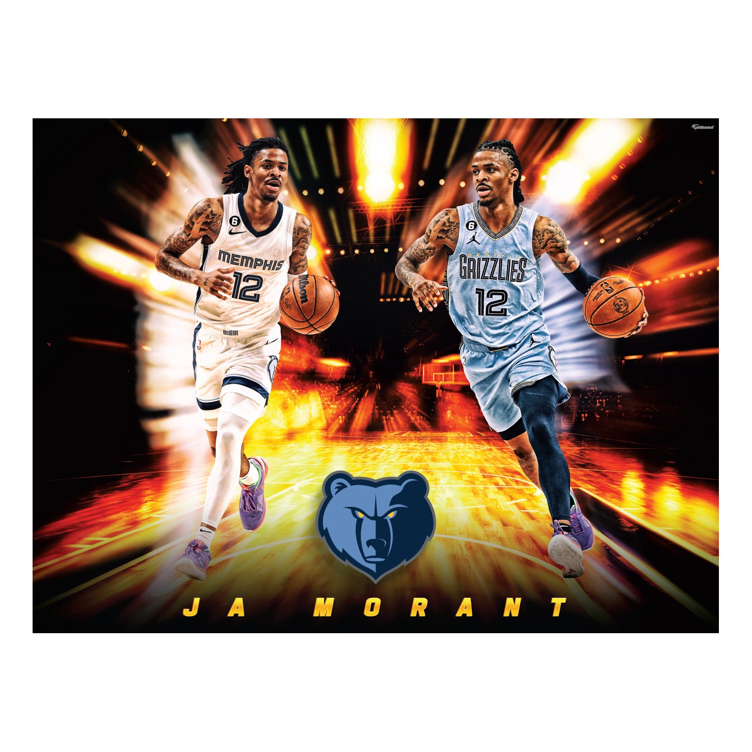 Memphis Grizzlies: Ja Morant 2022 Playoff Dunk Poster - Officially