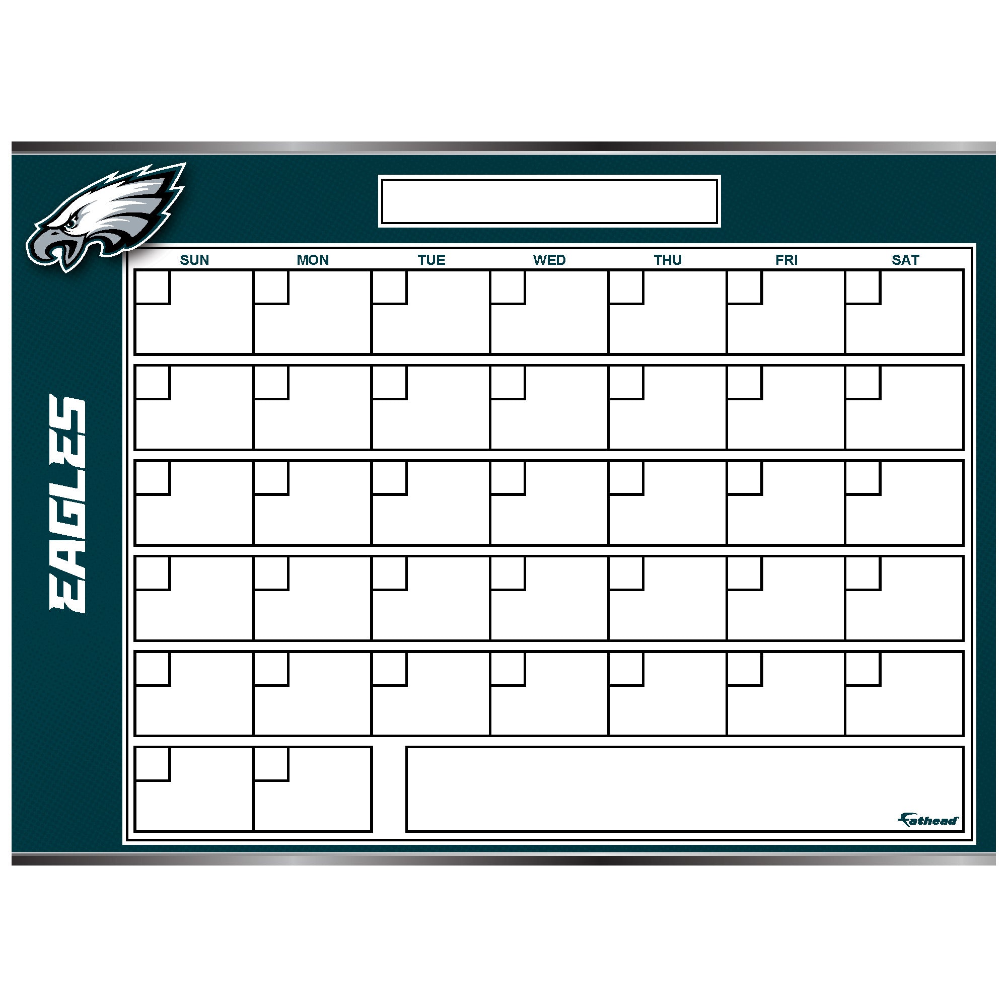 Philadelphia Eagles: 2022 Dry Erase Calendar - Officially Licensed