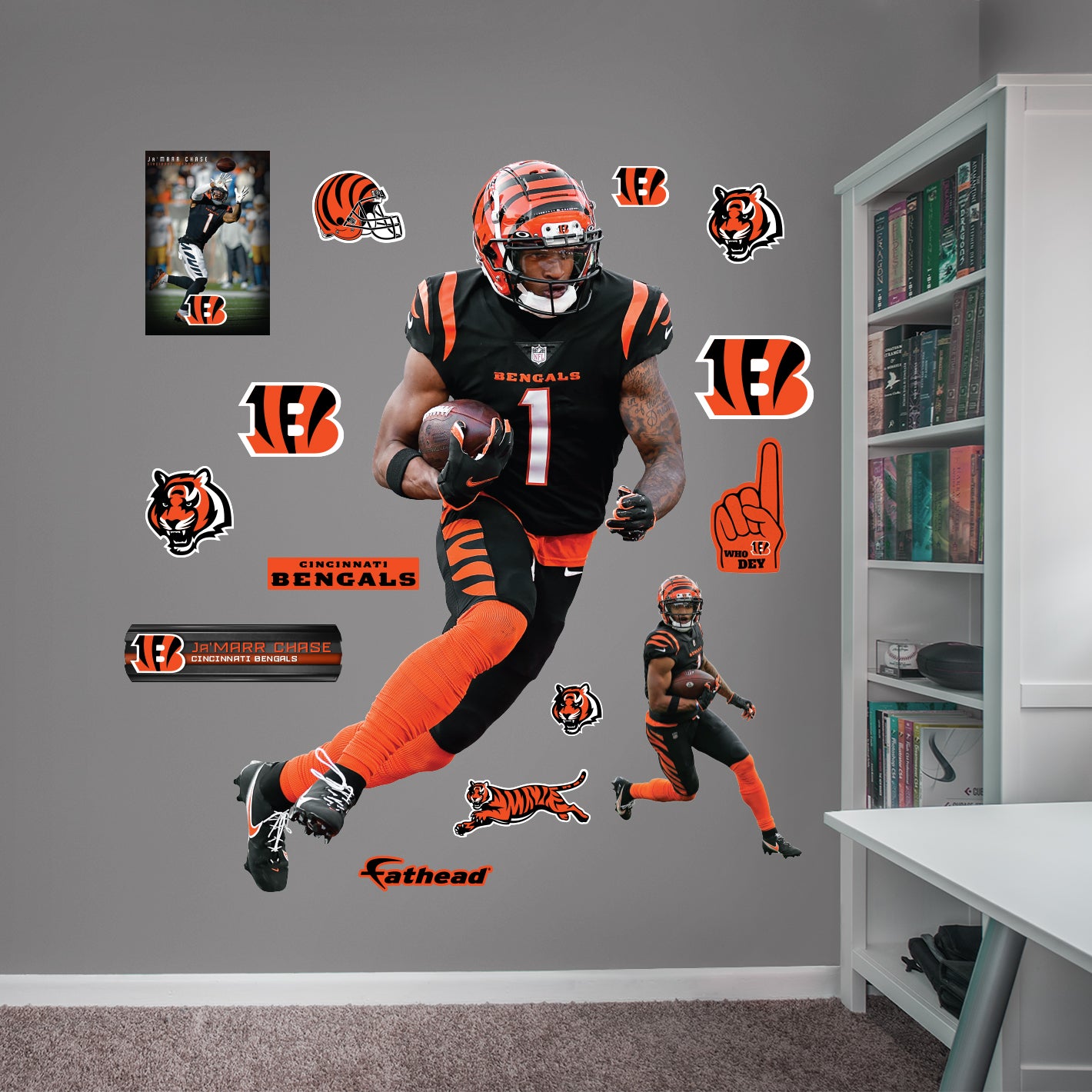 Cincinnati Bengals: 2022 Helmet Minis - Officially Licensed NFL Remova –  Fathead