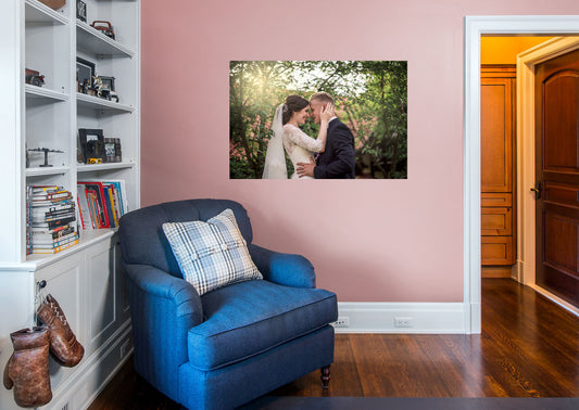 Join the Fathead Nation with a custom fathead cutout of you or your favorite folks on a special day! Made of high-quality materials, you'll find these custom wedding murals durable and colorful. Perfect Wedding gift, only your imagination will limit the subjects and uses of these custom big heads.