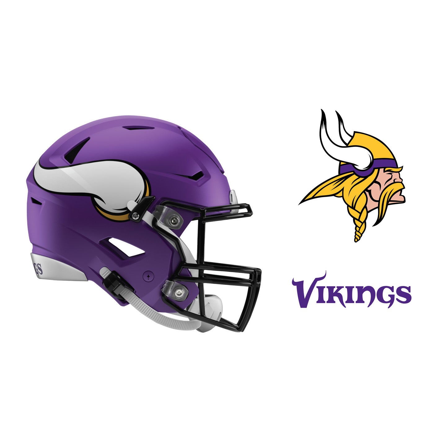 viking football helmet decals