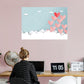 Valentine's Day:  On the Clouds Erase        -   Removable     Adhesive Decal