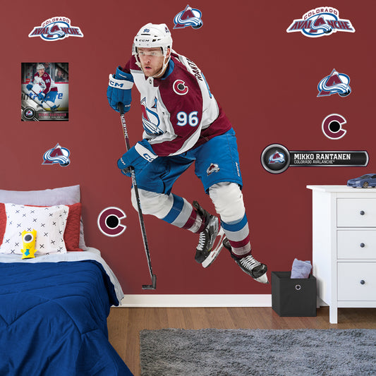 Colorado Avalanche: Mikko Rantanen - Officially Licensed NHL Removable Adhesive Decal
