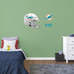 Miami Dolphins: Helmet - Officially Licensed NFL Removable Adhesive Decal