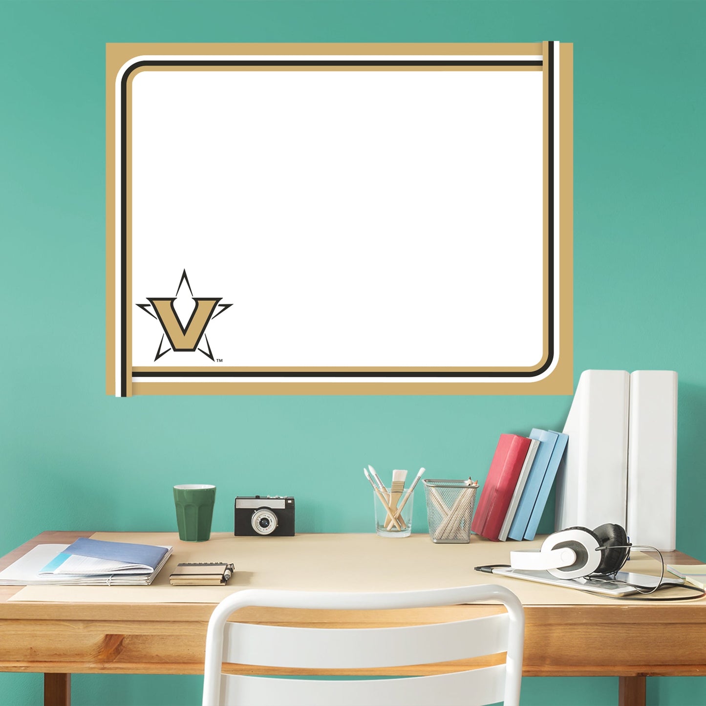 Vanderbilt Commodores: Dry Erase Whiteboard - Officially Licensed NCAA Removable Adhesive Decal