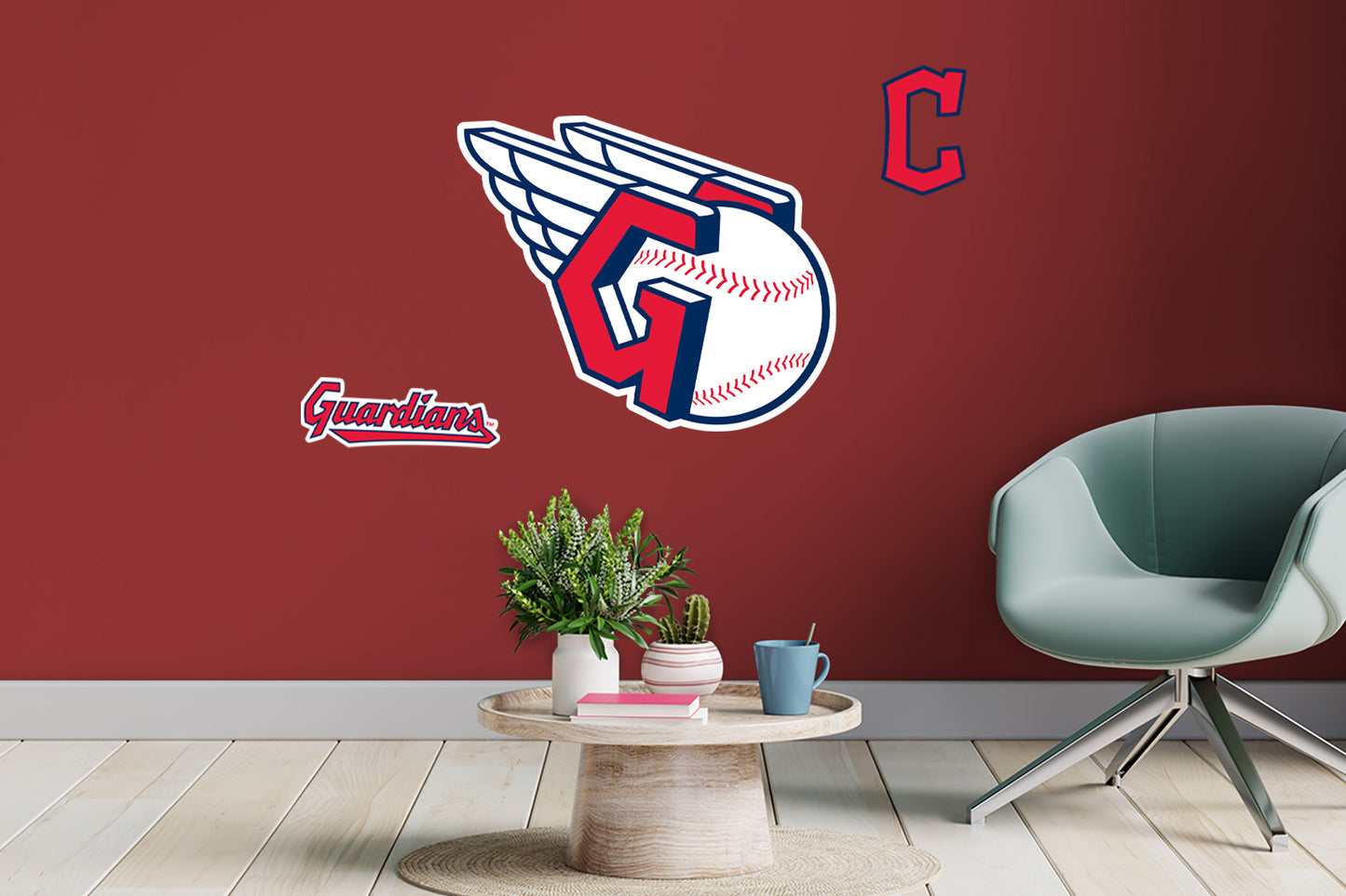 Cleveland Guardians: Logo - Officially Licensed MLB Removable Adhesive Decal