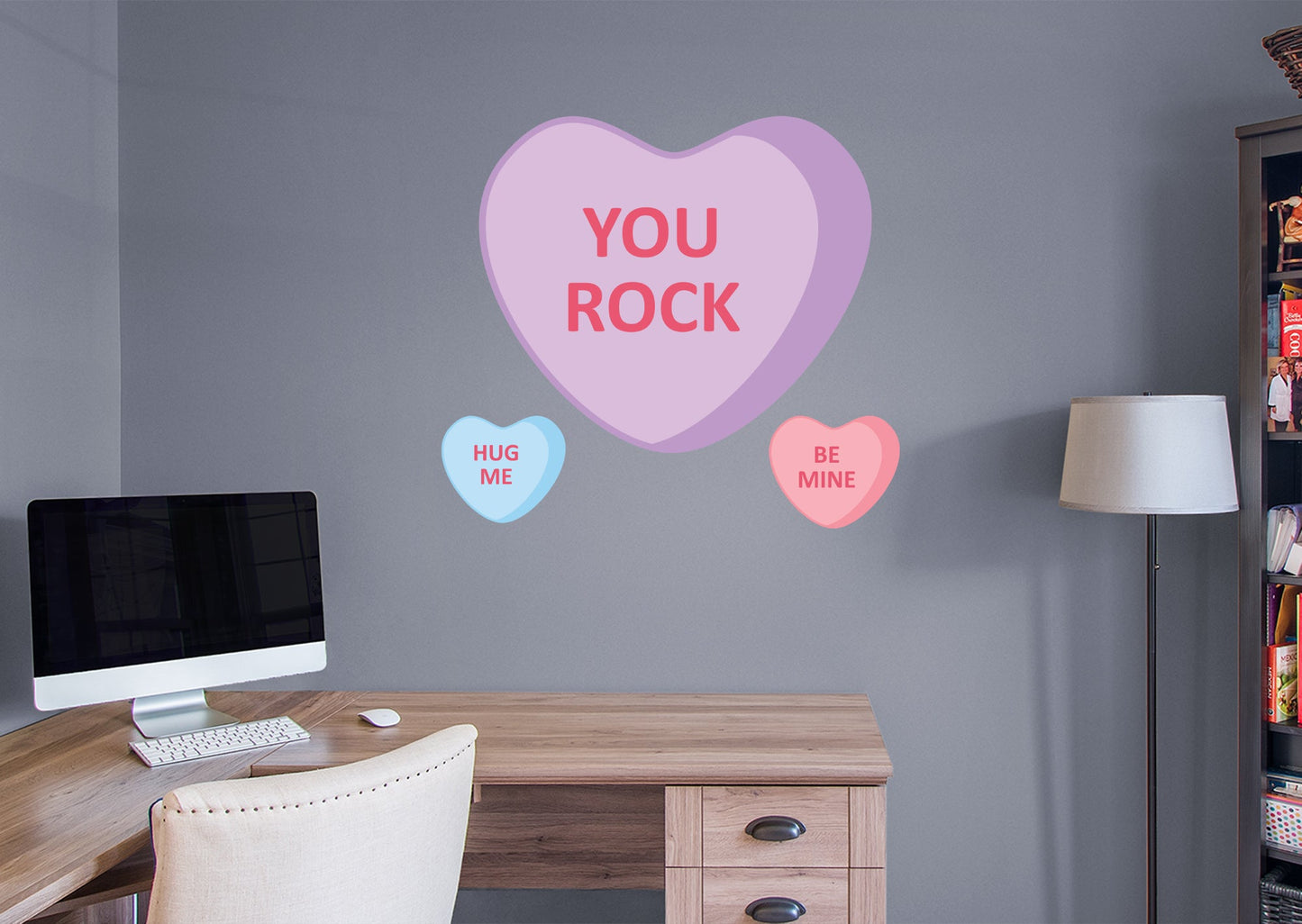 Valentine's Day: You Rock Icon - Removable Adhesive Decal