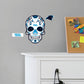 Carolina Panthers: Skull - Officially Licensed NFL Removable Adhesive Decal