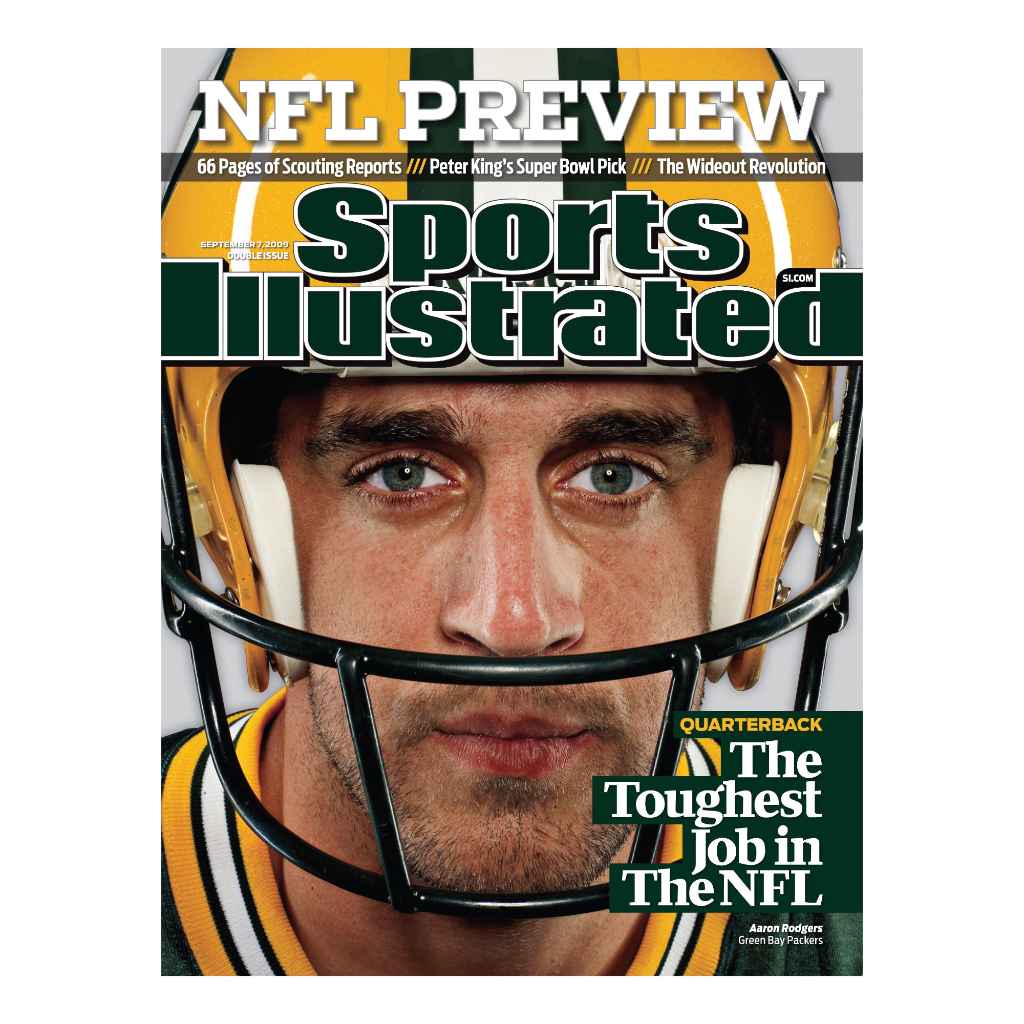 Green Bay Packers: Aaron Rodgers January 2012 Sports Illustrated Cover –  Fathead