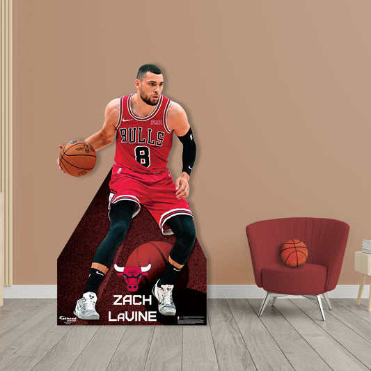 Chicago Bulls: Zach LaVine Life-Size Foam Core Cutout - Officially Licensed NBA Stand Out