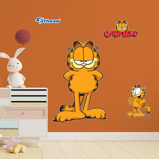 Garfield: Garfield RealBig - Officially Licensed Nickelodeon Removable Adhesive Decal