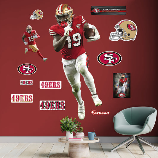 San Francisco 49ers: Deebo Samuel - Officially Licensed NFL Removable Adhesive Decal